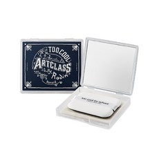 TOO COOL FOR SCHOOL Artclass Papier 吸油面紙 附鏡子 粉撲 控油 保濕 補妝, 1組, 100入