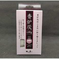 日本香堂 Nippon Kodo 香爐灰 (95g), 1個