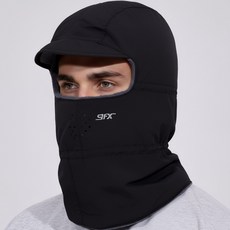 나인에프엑스 스톰체이스 방한모 일체형 겨울용 기모 바라클라바, 블랙, 1개