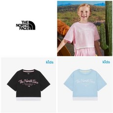 노스페이스 키즈 NT7UR17 걸즈 아이스데이 반팔 라운드 티 NT7UR17-BONN 20251016