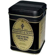 하니 앤 선즈 일식 센차 녹차 루즈 리프 113g Harney & Sons Japanese Sencha Green tea Loose leaf 4 ounce, N/A, 1개