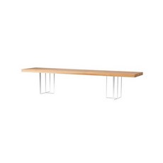 碳化黑實木茶桌民宿傢用客廳書房接客公司洽談茶幾白蠟木創意茶桌 ZVQW, 白蠟木茶桌：280*75*75cm, 1個