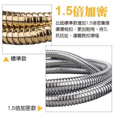 五呎不銹鋼加密軟管 蓮蓬頭衛浴軟管, 五呎 加密款, 五呎