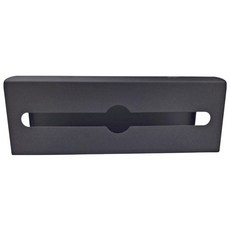 mohe 木暉居家 加厚太空鋁螺絲無痕貼收納架 紙巾架2個, 曜黑色, 1組