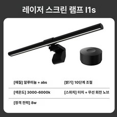 모니터 라이트 리모컨 조명 백라이트 데스크 색온도 조절, L1S 듀얼모드 스마트광센서, 기본 색상
