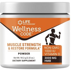 LIFE EXTENSION 保健密碼健身補給沖泡粉, 1罐, 94.2g