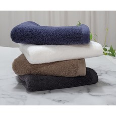 5장 데일리호텔수건 40수 코마사 130g 모닝 수건 타올, 브라운, 모카브라운 5장