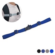 走趣露營 登山包胸扣/胸背帶 帶哨子設計 耐用編織帶 防背包肩帶滑落 胸肩帶 胸扣 背帶, 寶藍 (若缺貨將隨機出)