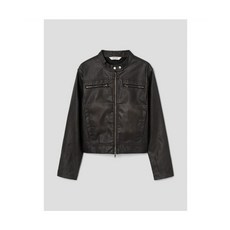 에잇세컨즈 8SECONDS 워시드 라이더 페이크 레더 아우터 브라운 35623ZCM2D 374279