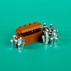 MOC 도시 보물 B037 상자 금은 동전 다이아몬드 달러 블록 세트 빌딩 시리즈 선물 광석 가방, B7 73 2