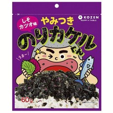 令人上癮的紫蘇鰹魚風味海苔拌飯料, 1包, 60g