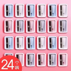 得力兒童迷你捲筆刀 耐用 手動學生便攜, 1個, 實惠款 24個裝