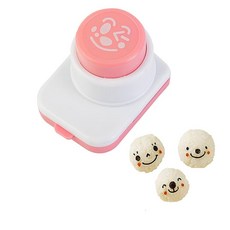 Tolacos 김 펀치 김 펀치 김 커터 주먹밥 형 캐라벤 굿즈 형틀 펀치 노리펀치 김 커터 노리판치 틀에 찍어 만든 김빵 도시락 주먹밥 귀여운 도시락통 도시락 데코레이션