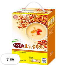 오뚜기 아몬드 호두 율무차, 18g, 50개입, 7개
