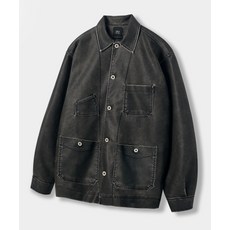 디미트리블랙 DIMITRI BLACK 프렌치 워크 자켓_PU 워시드 블랙