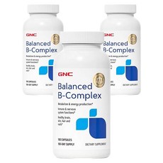 GNC 밸런스 B-콤플렉스 캡슐, 3개, 100정