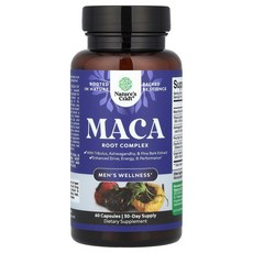 Nature's Craft Men's Wellness Maca Root Complex 60 Capsules, 60 Count, 1개, 60정