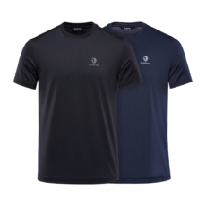 블랙야크 공용 기능성 반팔 2장세트 B더블에코3라운드S