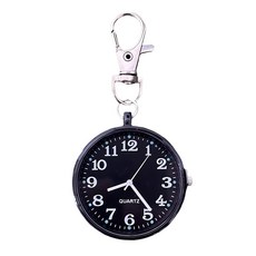 復古迷你懷錶 便攜掛錶 大字體靜音懷錶 多色可選鑰匙扣懷錶