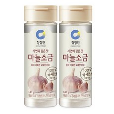 청정원 마늘소금, 140g, 18개