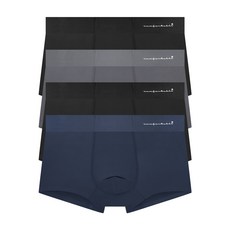제임스딘 남성 심리스 본딩 드로즈 팬티 4장세트