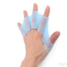 손가락 물갈퀴 2p 수영용품 수영훈련 오리손물갈퀴, M