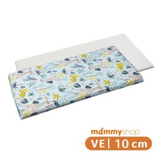 享居DOTDOT- VE嬰兒護脊床墊 (10cm) 床包 -叢林捉迷藏 德國綿體 天絲床包居家專用, VE嬰兒護脊床墊,60x120x10cm