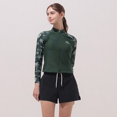 에어워크서프 여성래쉬가드 크롭 집업 YAWe5269