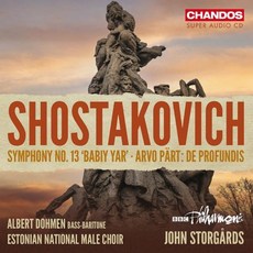 [CD] John Storgards 쇼스타코비치: 교향곡 13번 `바비 야르` / 패르트: 심연으로부터 (Shostakovich: Symphony No. 1...