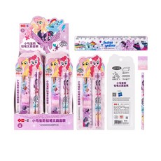 一正 小馬寶莉鉛筆文具套裝, 1個, YZ330055小馬寶莉鉛筆文具套裝, 粉色