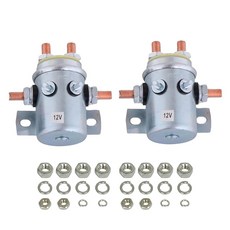 6 터미널 12볼트 솔레노이드 250A 전류 정격 2개 윈치 골프 카트 마린용 릴레이 스위치 헤비 듀티, 1_Tool