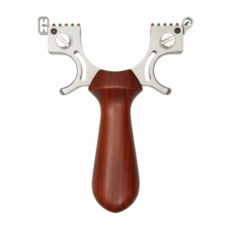 武器酷 追龍彈弓 實木握把 304不鏽鋼弓頭, 1個, 簡易套餐 弓+皮筋*2+泥彈*100