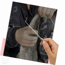 복단지 자석형 물고기 낚시바늘빼기 그레이 막대형 물고기바늘빼기