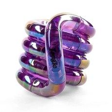 Tangle官方正版 扭扭樂寶石Gems 解壓神器 ADHD專注力訓練手指玩具繩, 2414 寶石-紫色, 1個