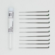 전문가용 니들펠팅 바늘_10개 (게이지 선택), 43게이지 트라이앵글