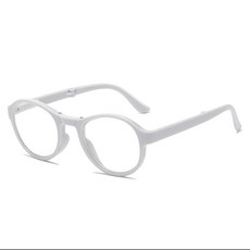 더쉴드 휴대용 접이식 안경테 블루라이트 차단, 1개, 그레이 화이트