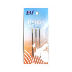 (HANDY)수입가죽바늘 LE-1704 No.2 65mm(3개입), 1개
