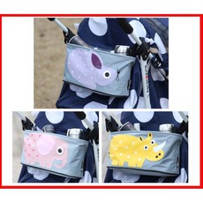 卡通推車掛包 媽咪包 嬰兒推車收納袋 推車配件, 1個, 鯨魚(現貨)