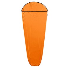 네이처하이크 고탄성 미라형 침낭 라이너, 1500g 다운 오렌지, 1개