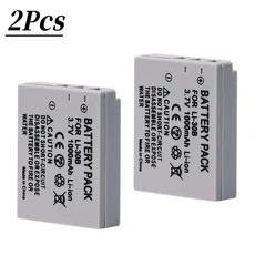 LI-30B Li-30C 카메라 배터리 Olympus Stylus Verve Digital S Μ-Mini 디지털 3.7V 1000mAh 충전, 01 2PCS LI-30B