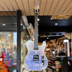GU Guitars MG Seraphim MT3721R 電吉他 皇家海洋藍 虎紋 不鏽鋼琴衍 烤楓木, 皇家海洋藍 虎纹, 1個