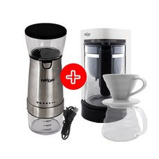 日本 NICOH 電動手沖咖啡/泡茶兩用機 MKT-650 (贈USB磨豆機組) BSMI商檢局認證 R3B207