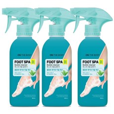 온더바디 풋스파 버블클렌저 씨솔트 그린티 385ml 레몬민트향, 3개, 1개입