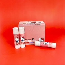 산리오 딱풀 헬로키티 무독성인증 투명고체풀 15g x3개입, 3개