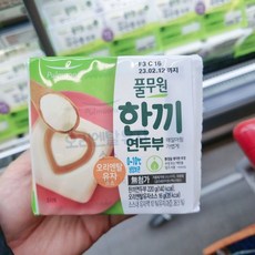 풀무원 한끼 연두부 오리엔탈 유자, 110g, 2개