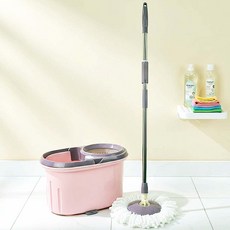 짤순이 원더풀 통돌이 탈수기 걸레 1개 바닥 위생, 자루 1개