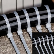 강력고정 케이블 타이 8.8x600mm 100p 화이트 케이블고정 전선케이블정리 선정리케이블 케이블타이홀더