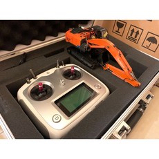 全金屬 1/50 Hitachi 日立 遙控 挖土機 怪手 金屬模型 工程車 (CAT Bruder雙鷹匯納油壓參考), 庫存,現貨, 1個