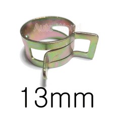 호스고정 스프링클립 클램프 반도 밴드 파이프, 황동색