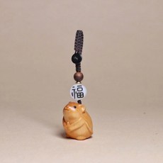 휴대폰참 귀여운 12지신 인형 키링, 쥐(자)